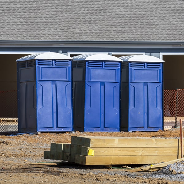 how can i report damages or issues with the portable restrooms during my rental period in Ramireno Texas